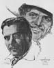 1928-29 (2nd) Best Actor Volpe Sketch: Warner Baxter