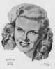 1940 (13th) Best Actress Volpe Sketch: Ginger Rogers
