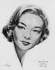 1959 (32nd) Best Actress Volpe Sketch: Simone Signoret