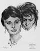 1961 (34th) Best Actress Volpe Sketch: Sophia Loren