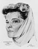 1968 (41st) Best Actress Volpe Sketch: Katharine Hepburn