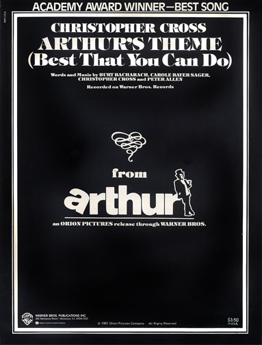1981 (48th) Best Song: “Arthur’s Theme (Best That You Can Do)”