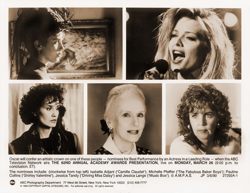 1989 Best Actress nominees