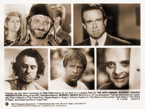 1991 Best Actor nominees