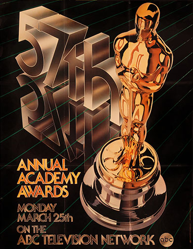 1984 (57th) Academy Award Ceremony Poster