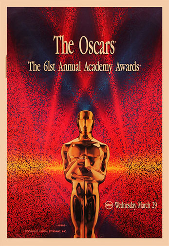 1988 (61st) Academy Award Ceremony Poster