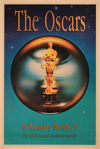 1989 (62nd) Academy Award Ceremony Poster
