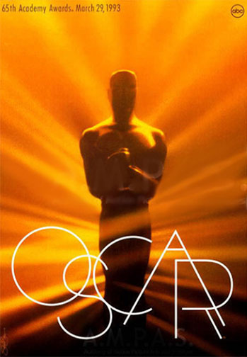 1992 (65th) Academy Award Ceremony Poster