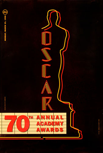 1997 (70th) Academy Award Ceremony Poster