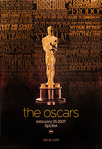 2006 (79th) Academy Award Ceremony Poster