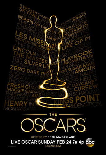 2012 (85th) Academy Award Ceremony Poster (Version 2)