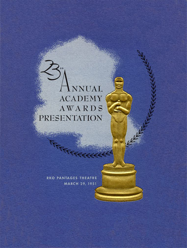 1950 (23rd) Academy Award Ceremony Program