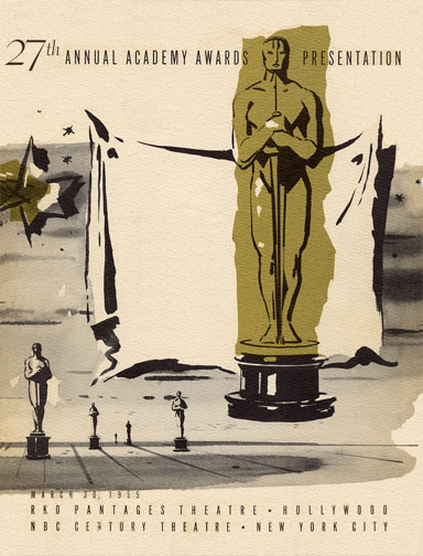 1954 (27th) Academy Award Ceremony Program