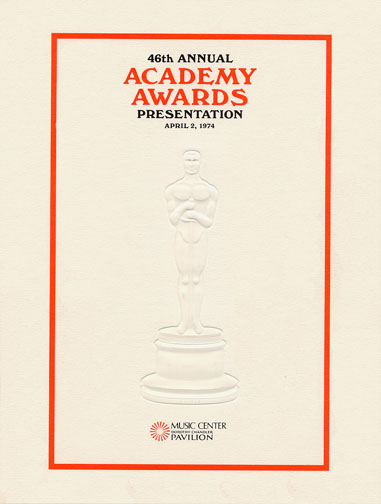 1973 (46th) Academy Award Ceremony Program
