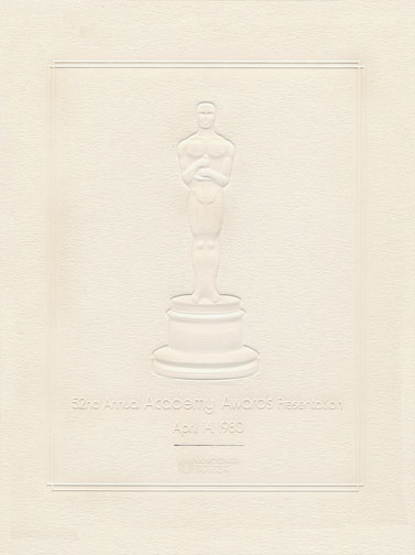1979 (52nd) Academy Award Ceremony Program