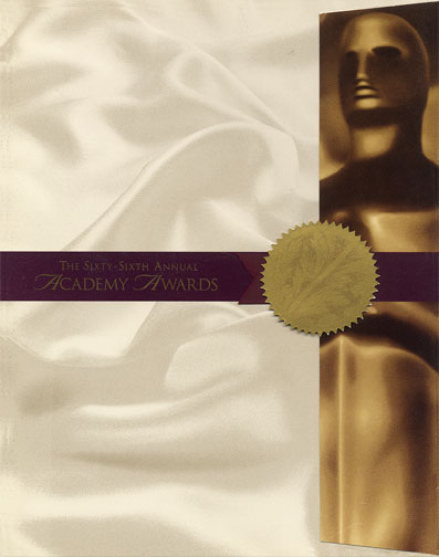 1993 (66th) Academy Award Ceremony Program