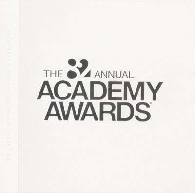 2009 (82nd) Academy Award Ceremony Program