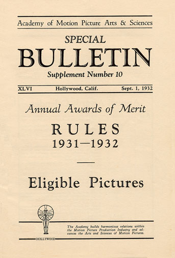 1931-32 (5th) Voting Rules