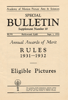 1931-32 (5th) Voting Rules Book cover